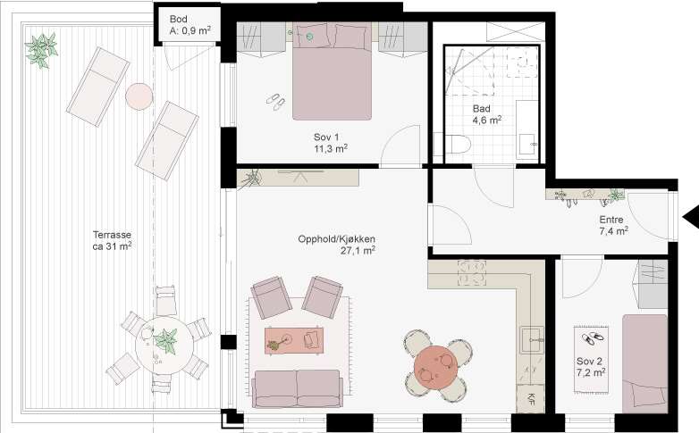 Plantegning 1